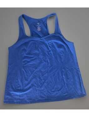 Lane Bryant Livi Active Racerback Tank Top Women 18/20 2X Blue Cotton Spandex